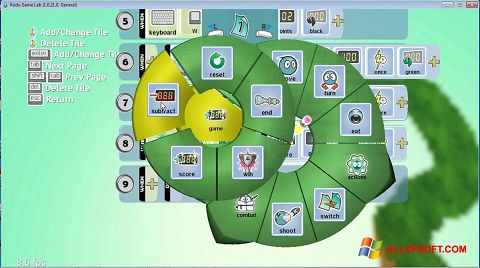 Screenshot Kodu Game Lab per Windows XP