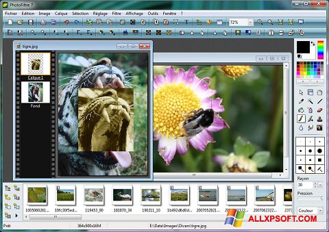 Screenshot PhotoFiltre per Windows XP