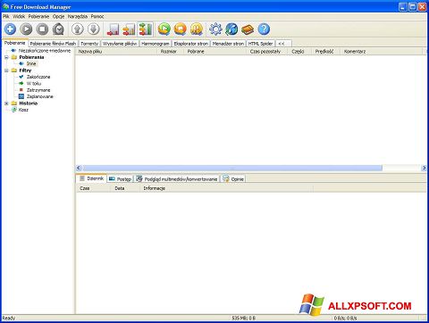 Screenshot Free Download Manager per Windows XP