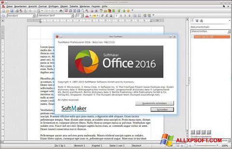 Screenshot SoftMaker Office per Windows XP