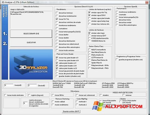Screenshot 3D-Analyze per Windows XP