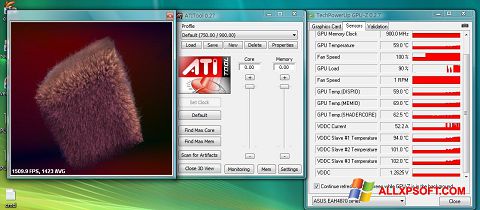 Screenshot ATITool per Windows XP