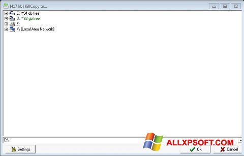 Screenshot KillCopy per Windows XP