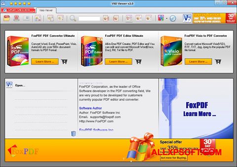 Screenshot VSD Viewer per Windows XP
