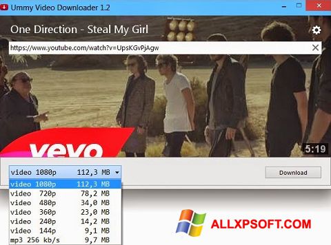 Screenshot Ummy Video Downloader per Windows XP