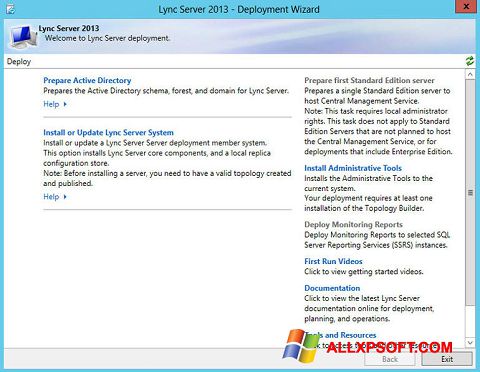 Screenshot Lync per Windows XP