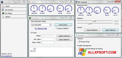 Screenshot ClockGen per Windows XP