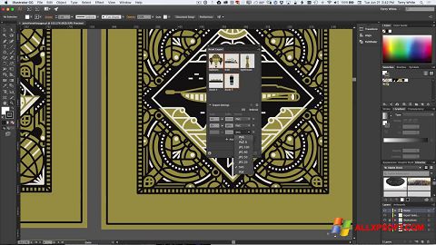 Screenshot Adobe Illustrator per Windows XP