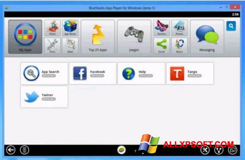 Screenshot Tango per Windows XP