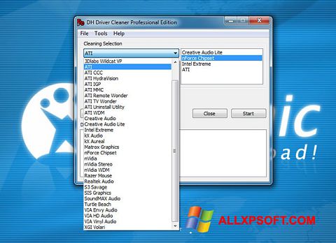 Screenshot Driver Cleaner per Windows XP