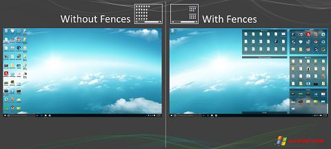Screenshot Fences per Windows XP