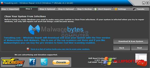 Screenshot Windows Repair per Windows XP