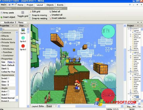 Screenshot Construct Classic per Windows XP