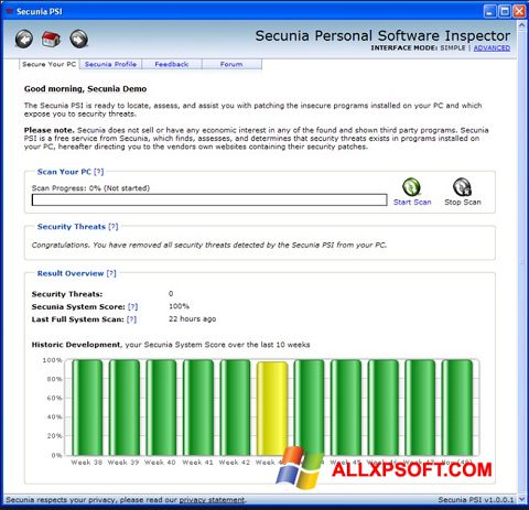 Screenshot Psi per Windows XP