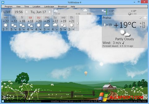 Screenshot YoWindow per Windows XP