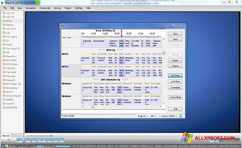 Screenshot ProgDVB per Windows XP