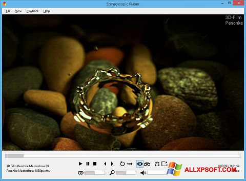 Screenshot Stereoscopic Player per Windows XP
