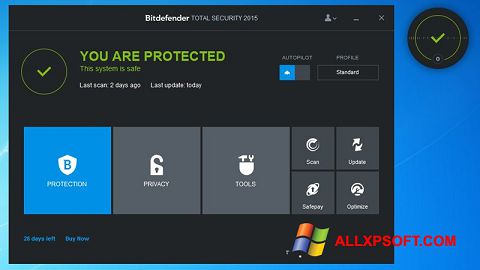 Screenshot Bitdefender per Windows XP