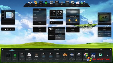 Screenshot Winstep Nexus per Windows XP