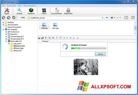Screenshot RS File Recovery per Windows XP