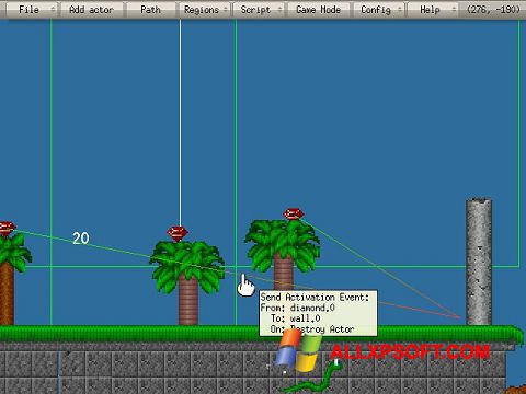 Screenshot Game Editor per Windows XP