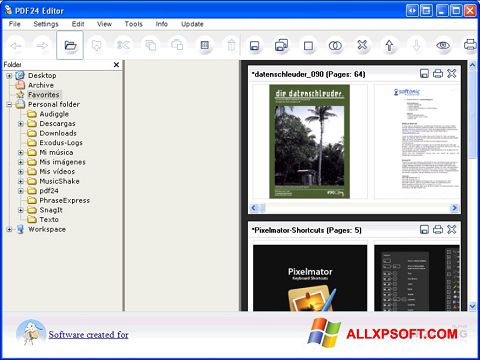 Screenshot PDF24 Creator per Windows XP