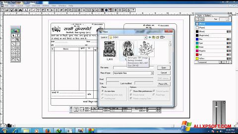 Screenshot Adobe PageMaker per Windows XP
