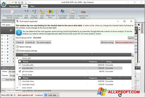 Screenshot Key Collector per Windows XP