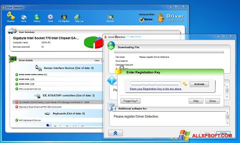 Screenshot Driver Detective per Windows XP