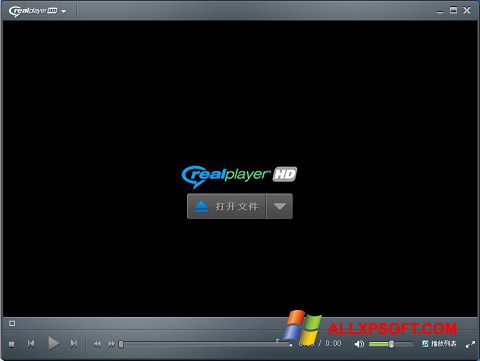 Screenshot RealPlayer per Windows XP