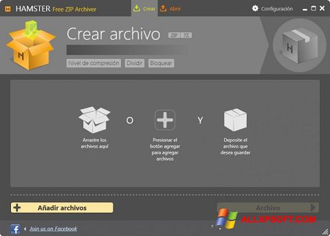 Screenshot Hamster Free ZIP Archiver per Windows XP