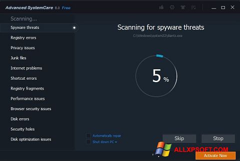 Screenshot Advanced SystemCare Pro per Windows XP