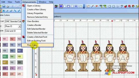 Screenshot Stitch Art Easy per Windows XP