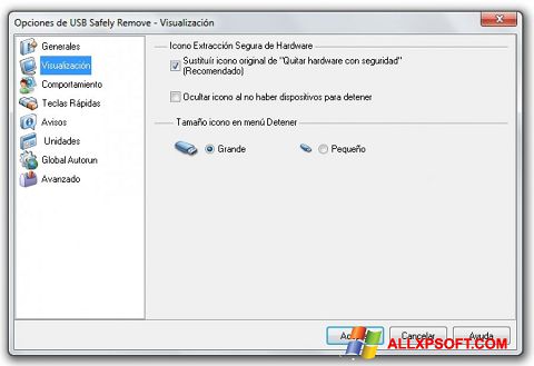Screenshot USB Safely Remove per Windows XP