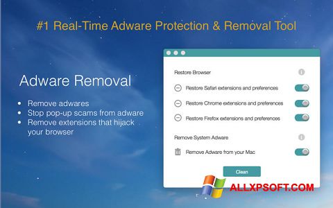 Screenshot Adware Removal Tool per Windows XP