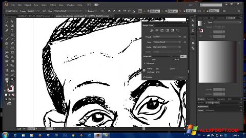 Screenshot Adobe Illustrator CC per Windows XP