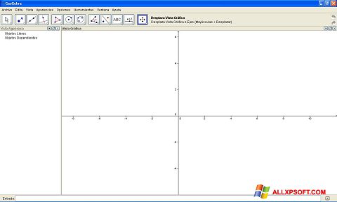 Screenshot GeoGebra per Windows XP