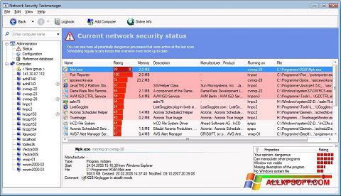 Screenshot Security Task Manager per Windows XP