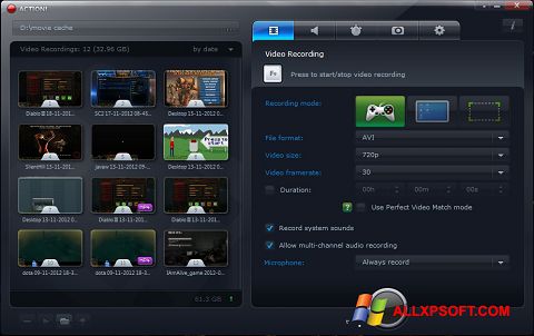 Screenshot Action! per Windows XP