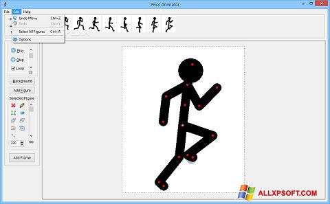 Screenshot Pivot Animator per Windows XP