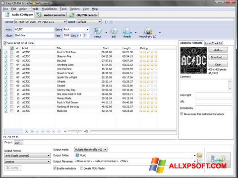 Screenshot Easy CD-DA Extractor per Windows XP