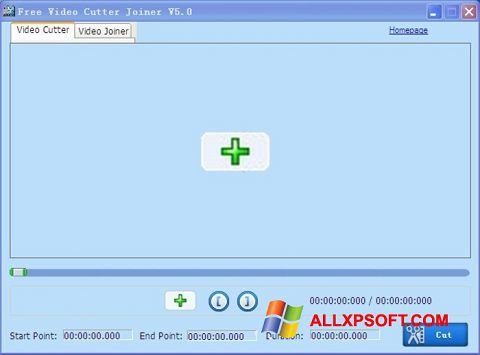 Screenshot Free Video Cutter per Windows XP