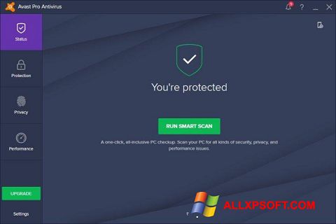 Screenshot Avast! Pro Antivirus per Windows XP