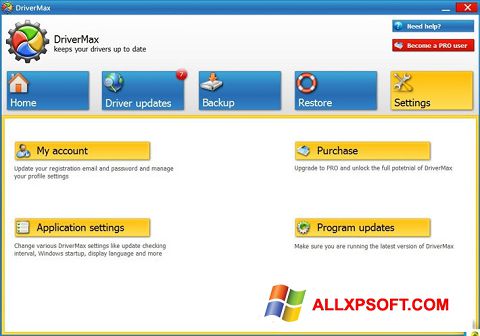 Screenshot DriverMax per Windows XP