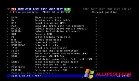 Screenshot MHDD per Windows XP