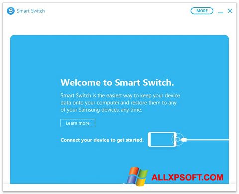 Screenshot Samsung Smart Switch per Windows XP