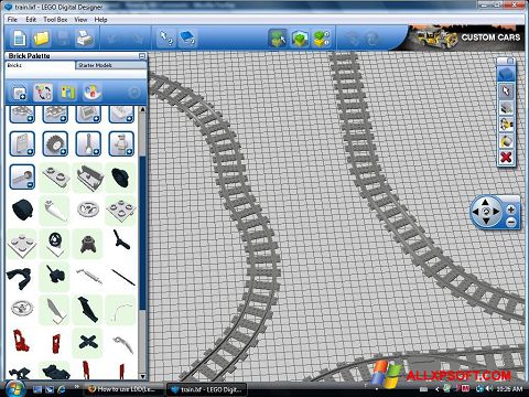 Screenshot LEGO Digital Designer per Windows XP