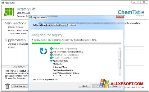 Screenshot Registry Life per Windows XP