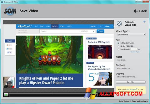 Screenshot Screencast-O-Matic per Windows XP