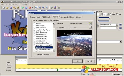 Screenshot KaraFun per Windows XP